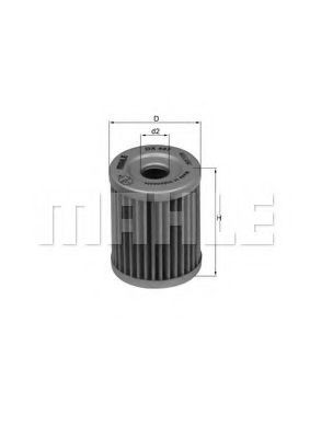 Масляний фільтр OX407 Mahle Original